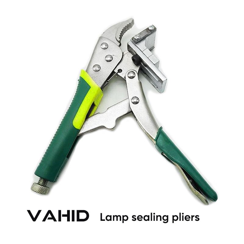 Lamp sealing pliers