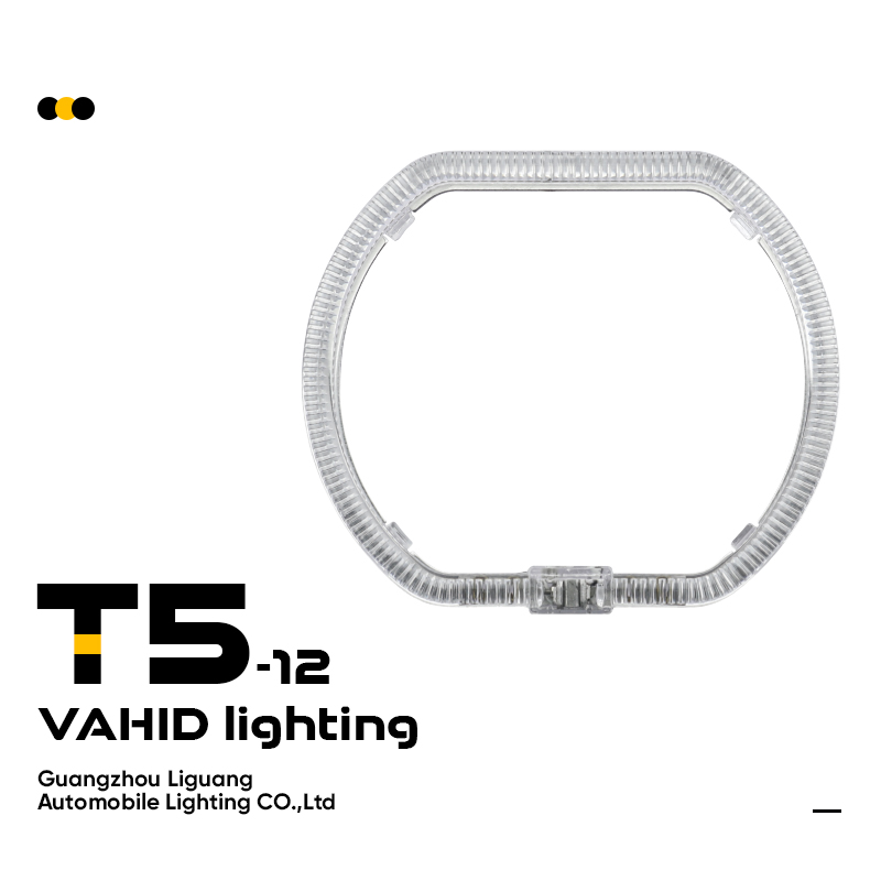 Rectangular Angel Eyes T5-12    White/Yellow
