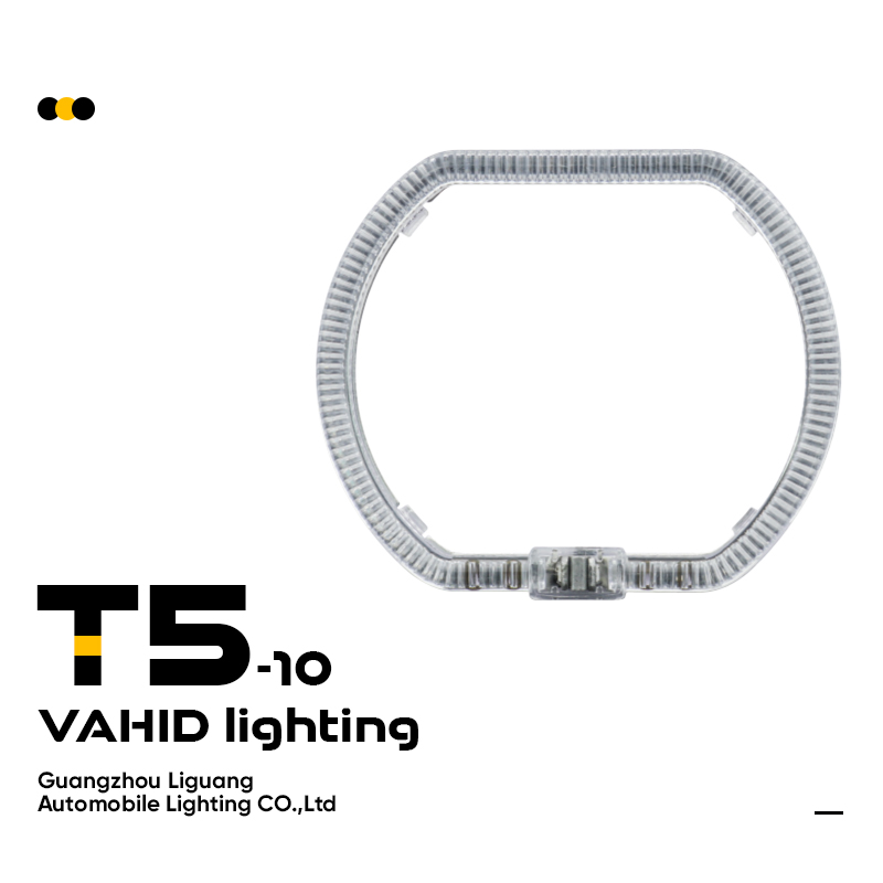 Rectangular Angel Eyes T5-10   White/Yellow