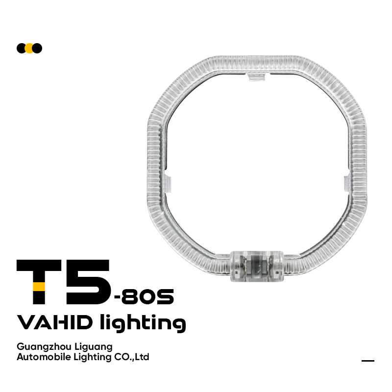 Octagonal Angel Eyes T5-80S  White/Yellow