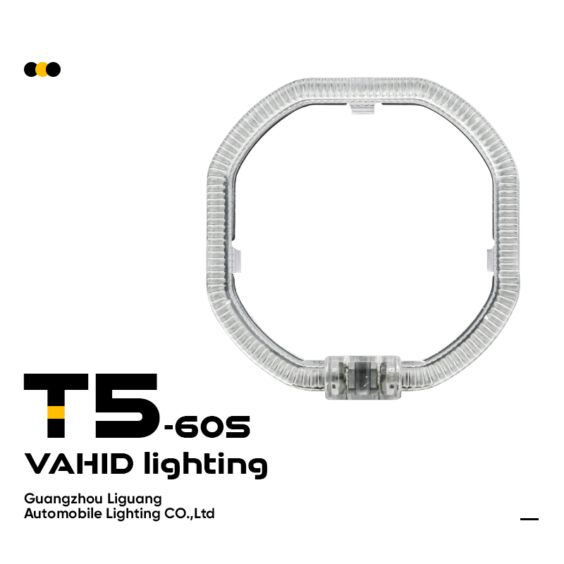 Octagonal Angel Eyes T5-60S  White/Yellow