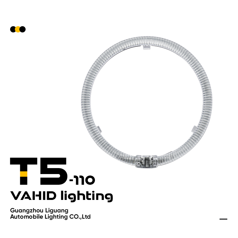 Round Angel Eyes T5-110 White/Yellow