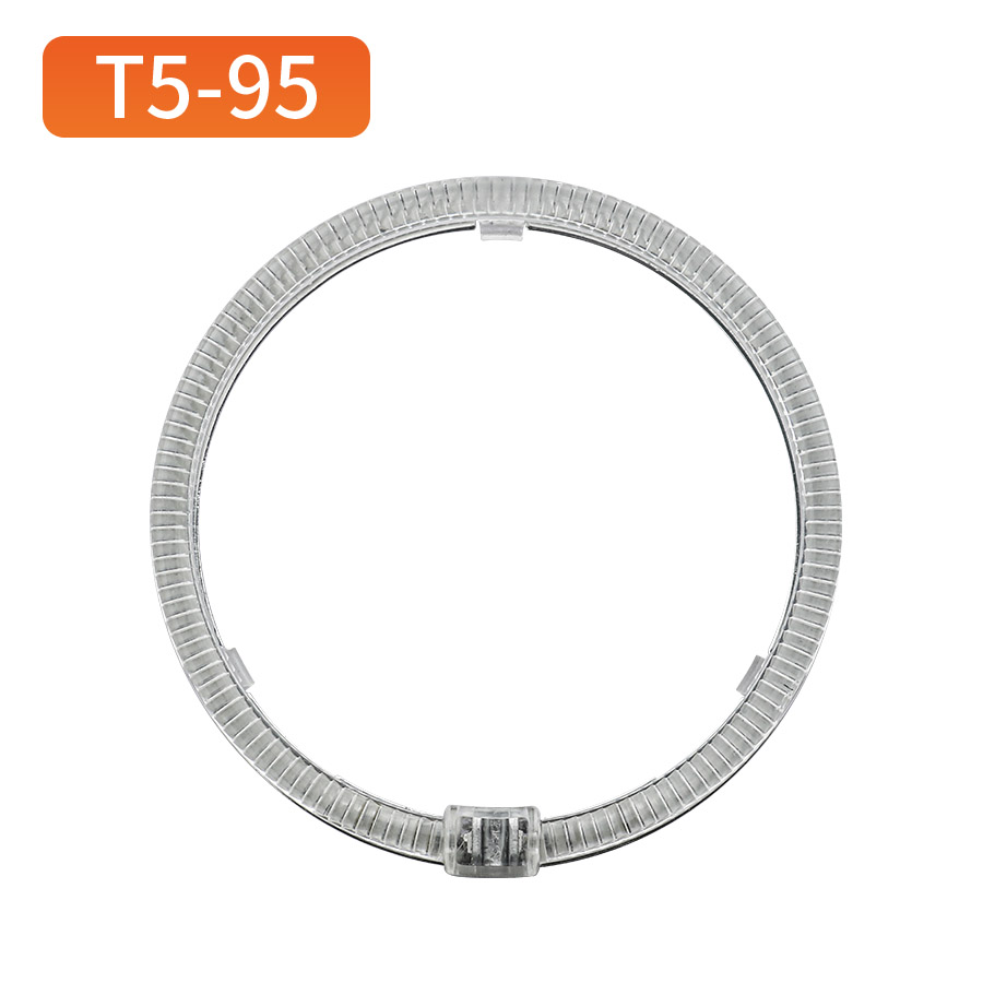 Round Angel Eyes T5-95 White/Yellow