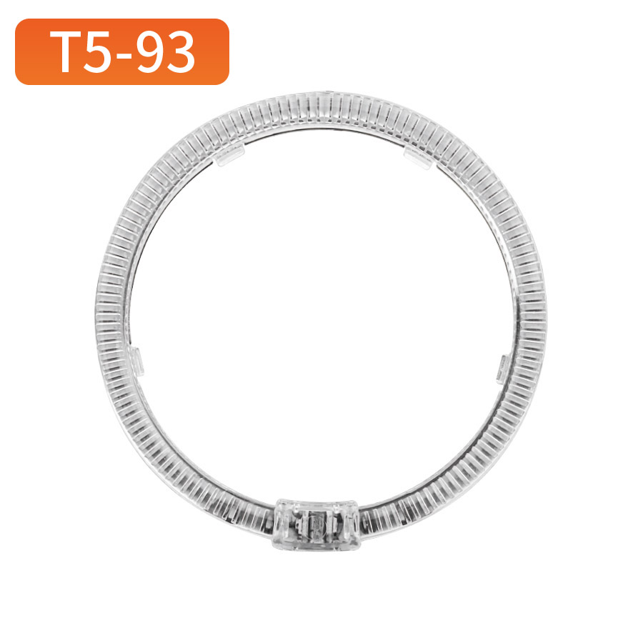 Round Angel Eyes T5-93 White/Yellow
