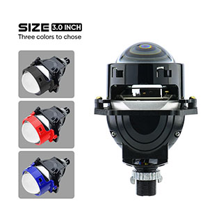 E10-3.0 inch-T tail LED Headlight Lens