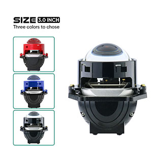E10-3.0 inch-Y tail LED Headlight Lens