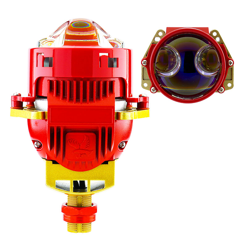 VAHID E30 3.0 Inches Double Lasers Bi-LED Projector Lenses, Headlight Retrofit Projector Lenses