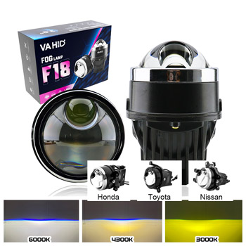 F18  SINGLE MATRIX LASER FOG LIGHTS projector fog lamp with high beam,laser fog light for car