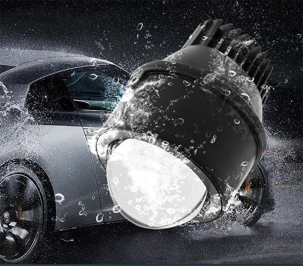 VAHID  F7 3.0 Inch LED Bi LED Fog Light Lens Low Beam 28W，3200Lm/High Beam 36W，3500Lm