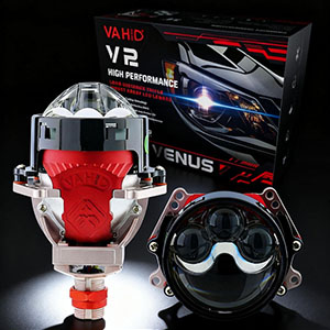 VAHID V2 3.0 Inches Bi-LED Projector for Headlight Retrofit and Upgrade, 3 Laser lenses, VAHID Brand.