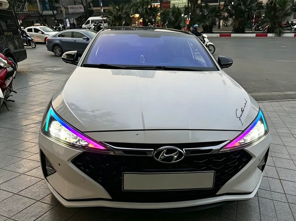 VAHID Hyundai Elantra 2019 2020 WRGB LED Daytime Running Lights