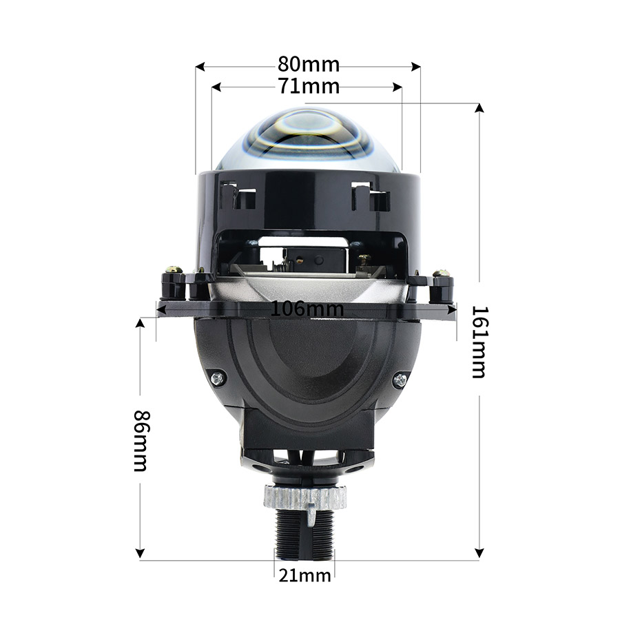  E10-Plus 3.0 Inch LED Headlight Lens Left-hand /Drive Right-hand Drive