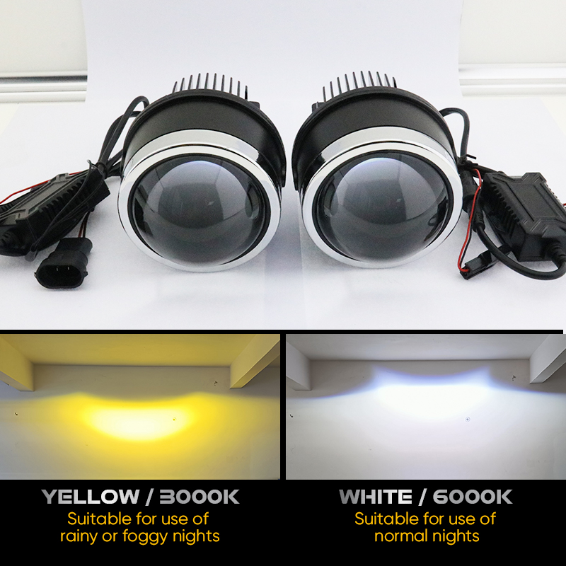 F10 3.0 Inch LED Bi LED Fog Light Lens