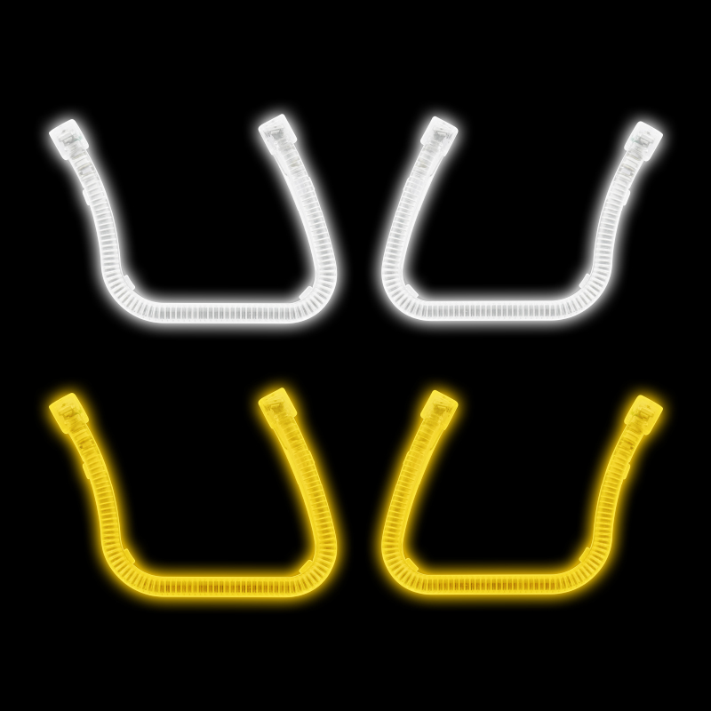 U Type Angel Eyes T5-11U  White/Yellow