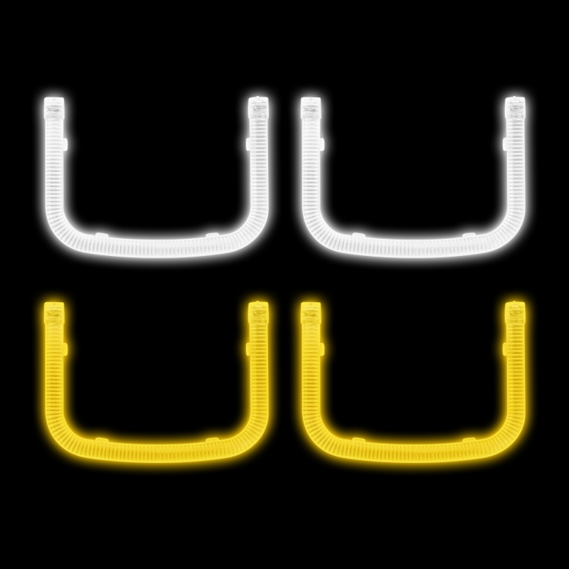 U Type Angel Eyes T5-12U  White/Yellow