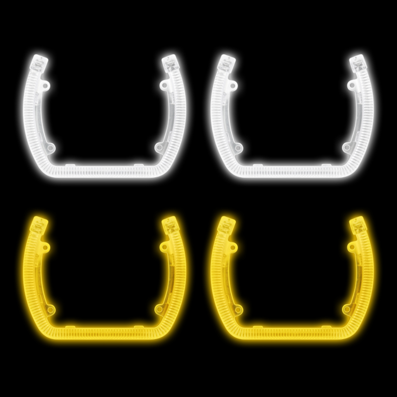 U Type Angel Eyes T5-9U  White/Yellow
