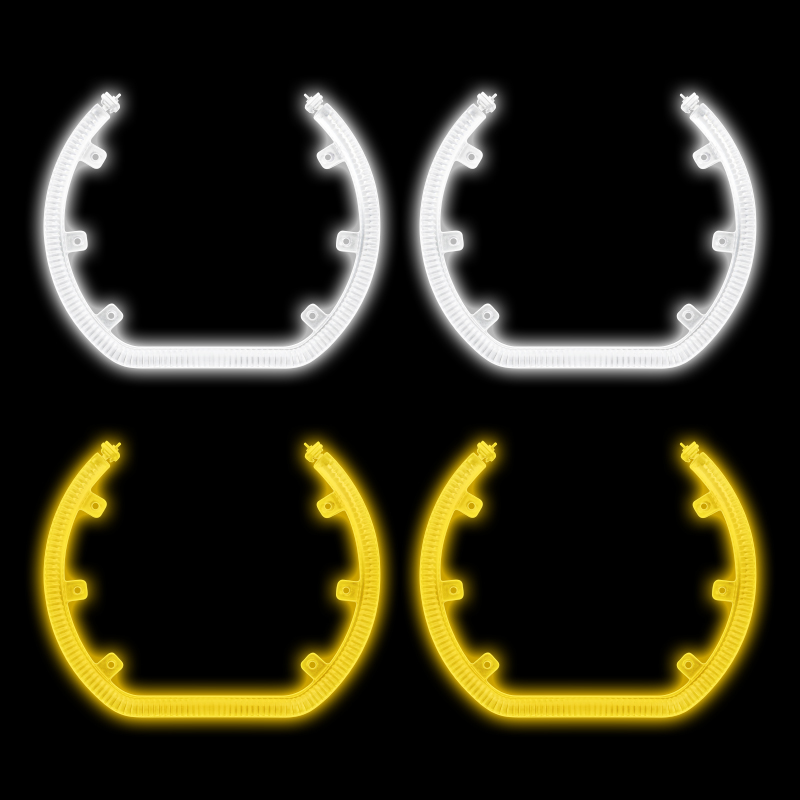 VAHID-U Type Angel Eyes T5-2U   White/Yellow