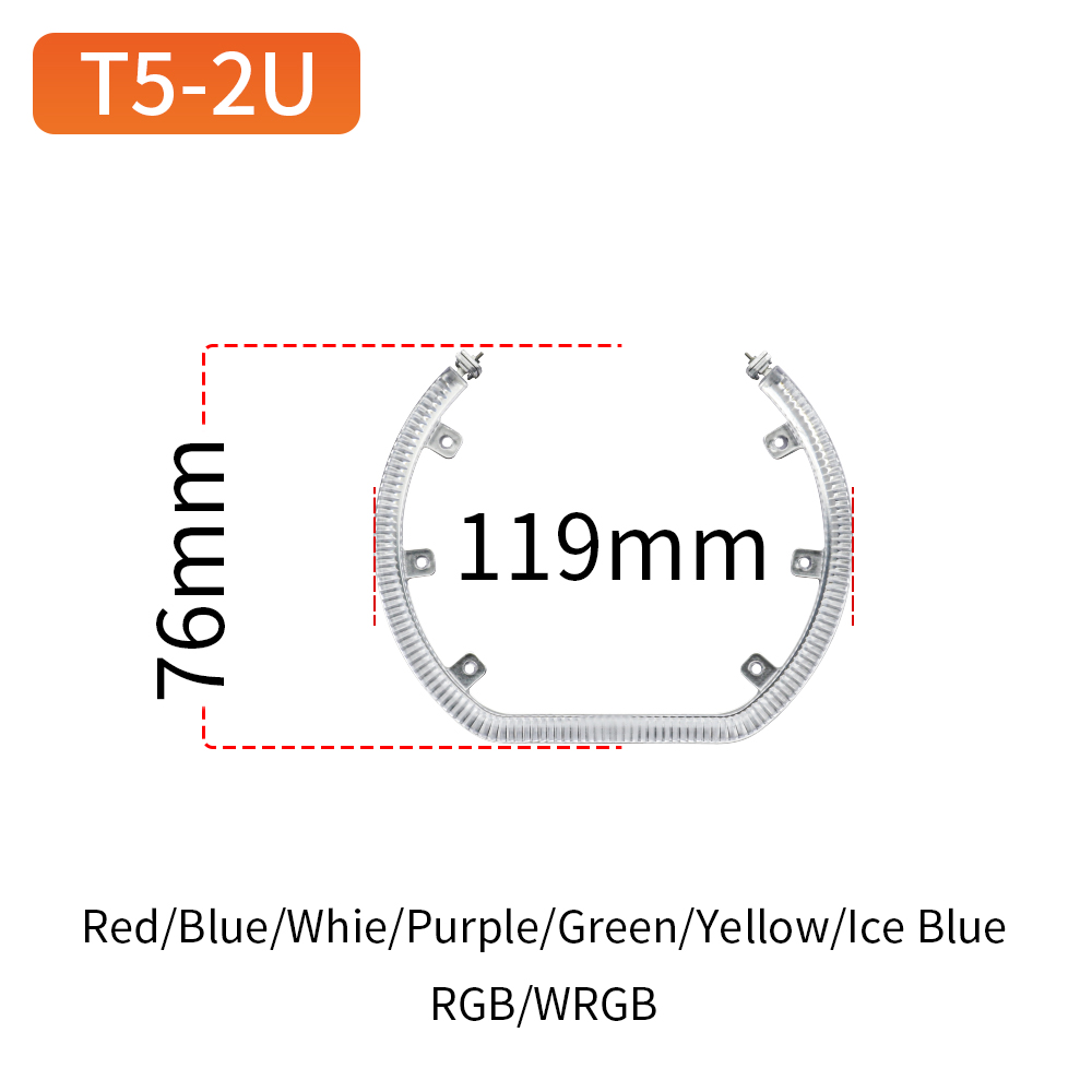 VAHID-U Type Angel Eyes T5-2U   White/Yellow