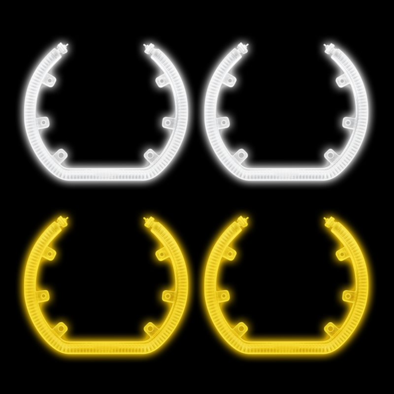 U Type Angel Eyes T5-1U   White/Yellow