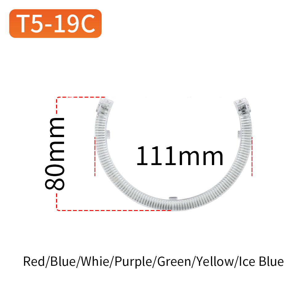 C Type Angel Eyes T5-19C  White/Yellow