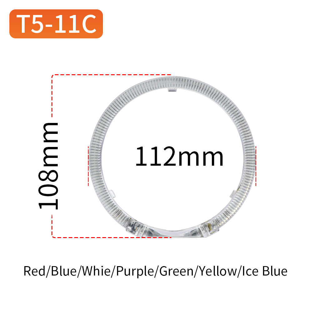 C Type Angel Eyes T5-11C  White/Yellow