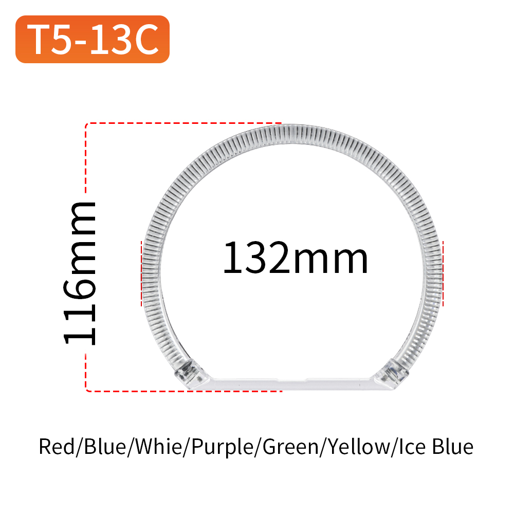 C Type Angel Eyes T5-13C  White/Yellow