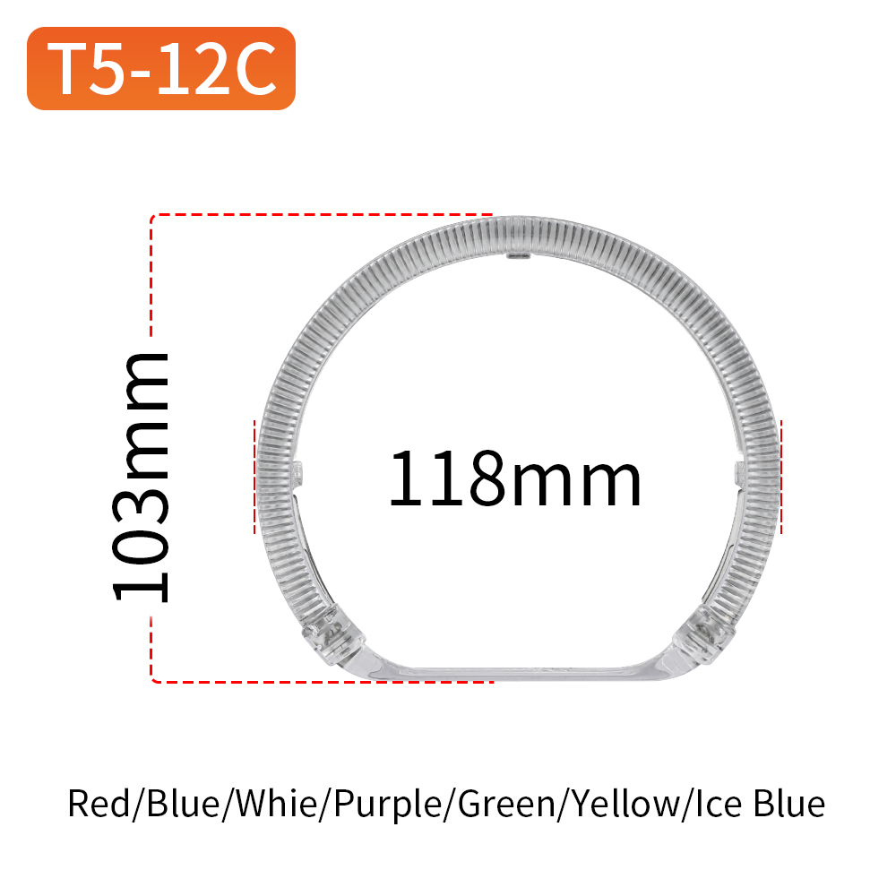 C Type Angel Eyes T5-12C    White/Yellow
