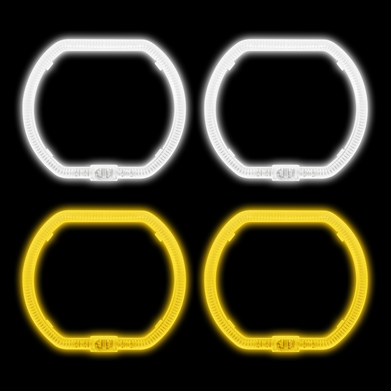 Rectangular Angel Eyes T5-11    White/Yellow