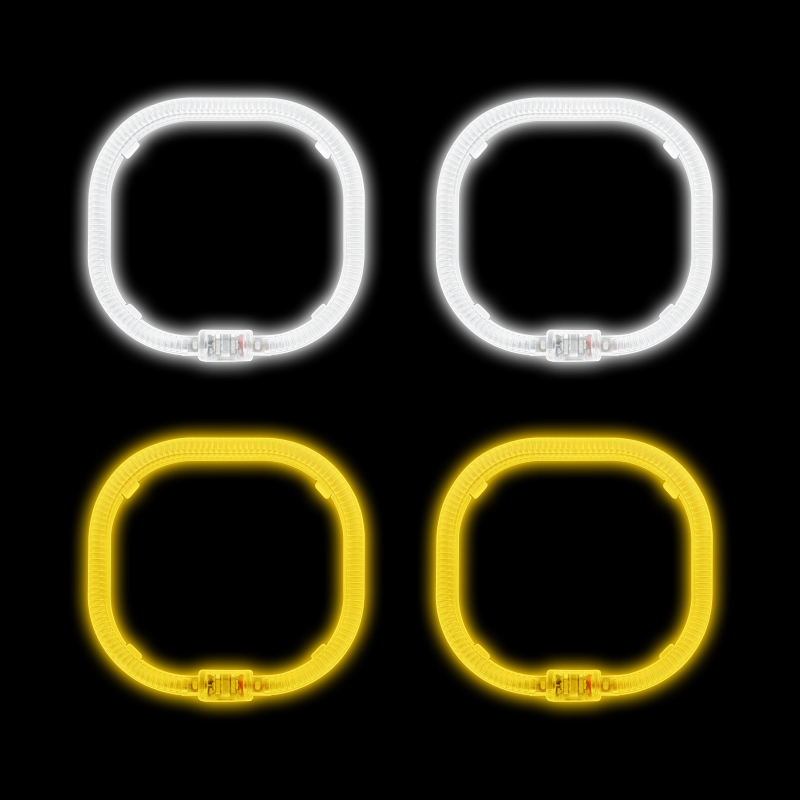 Octagonal Angel Eyes T5-100S   White/Yellow