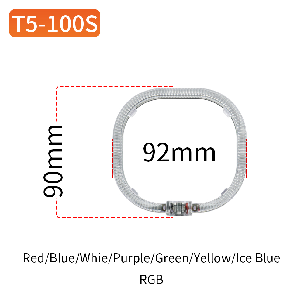 Octagonal Angel Eyes T5-100S   White/Yellow