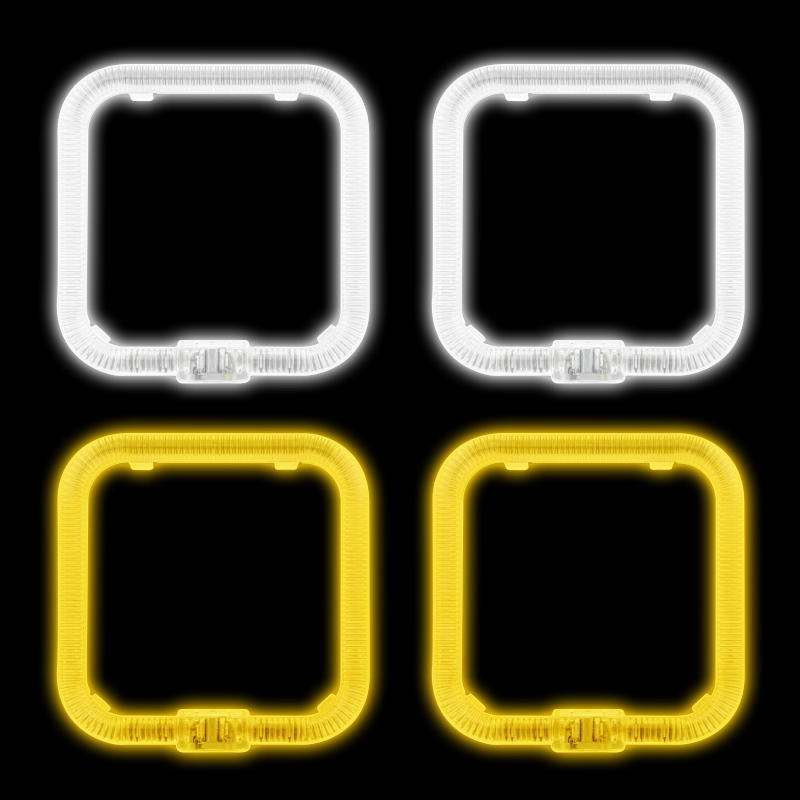 Rectangular Angel Eyes T5-1S White/Yellow