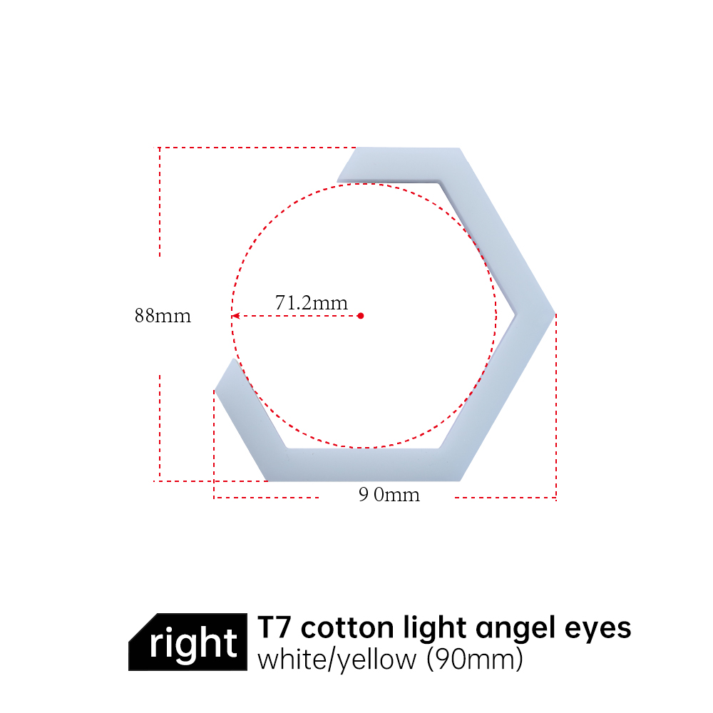 Hexagonal Angel Eyes T7-90MM