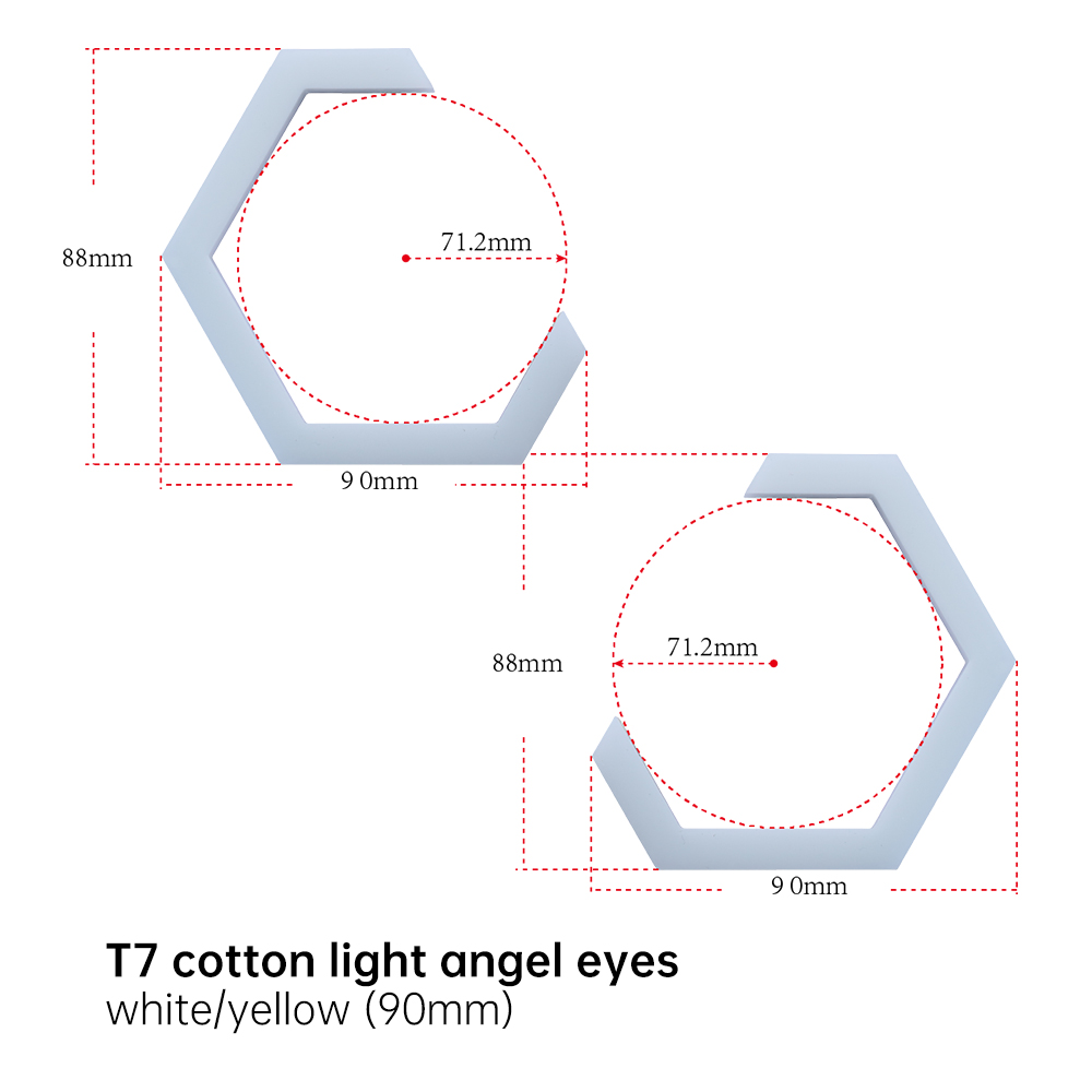 Hexagonal Angel Eyes T7-90MM
