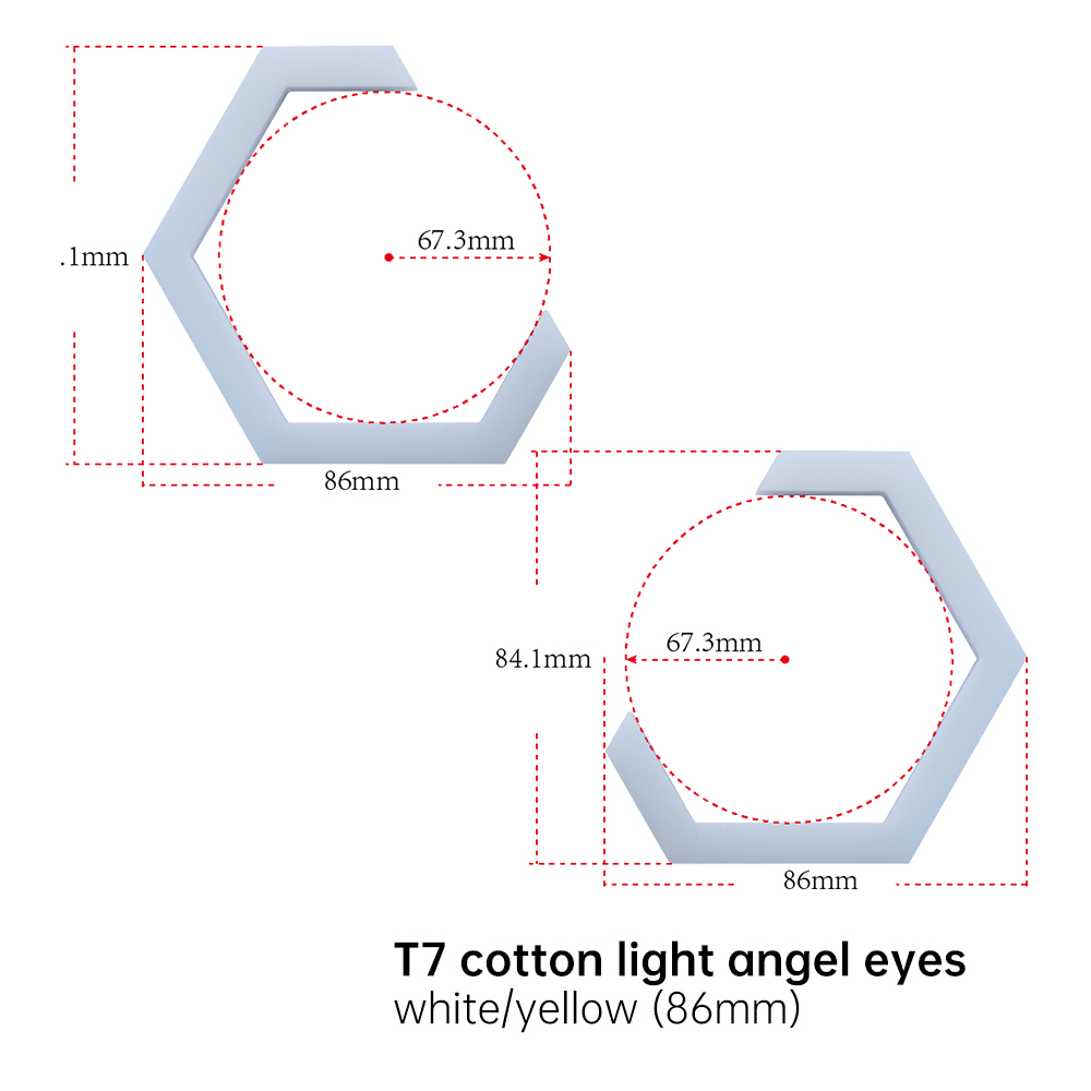 Hexagonal Angel Eyes T7-86MM