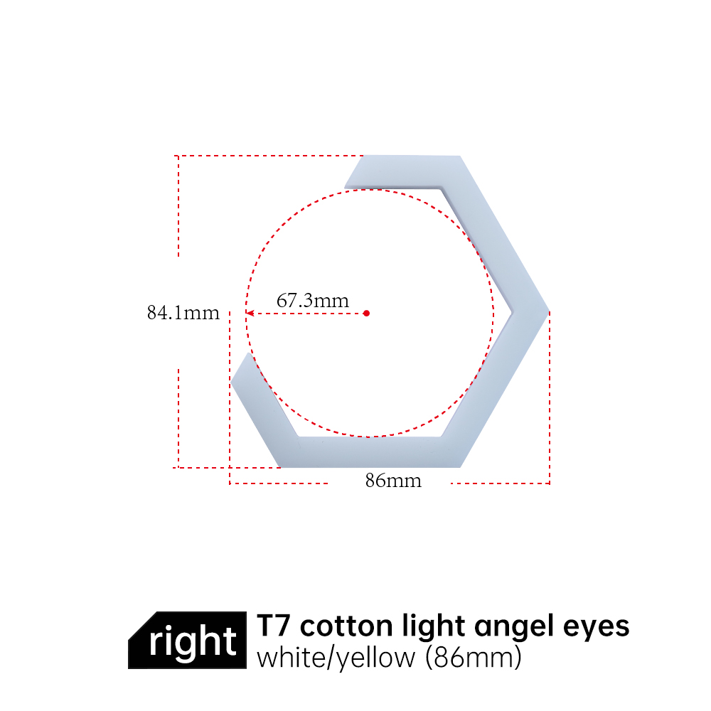 Hexagonal Angel Eyes T7-86MM
