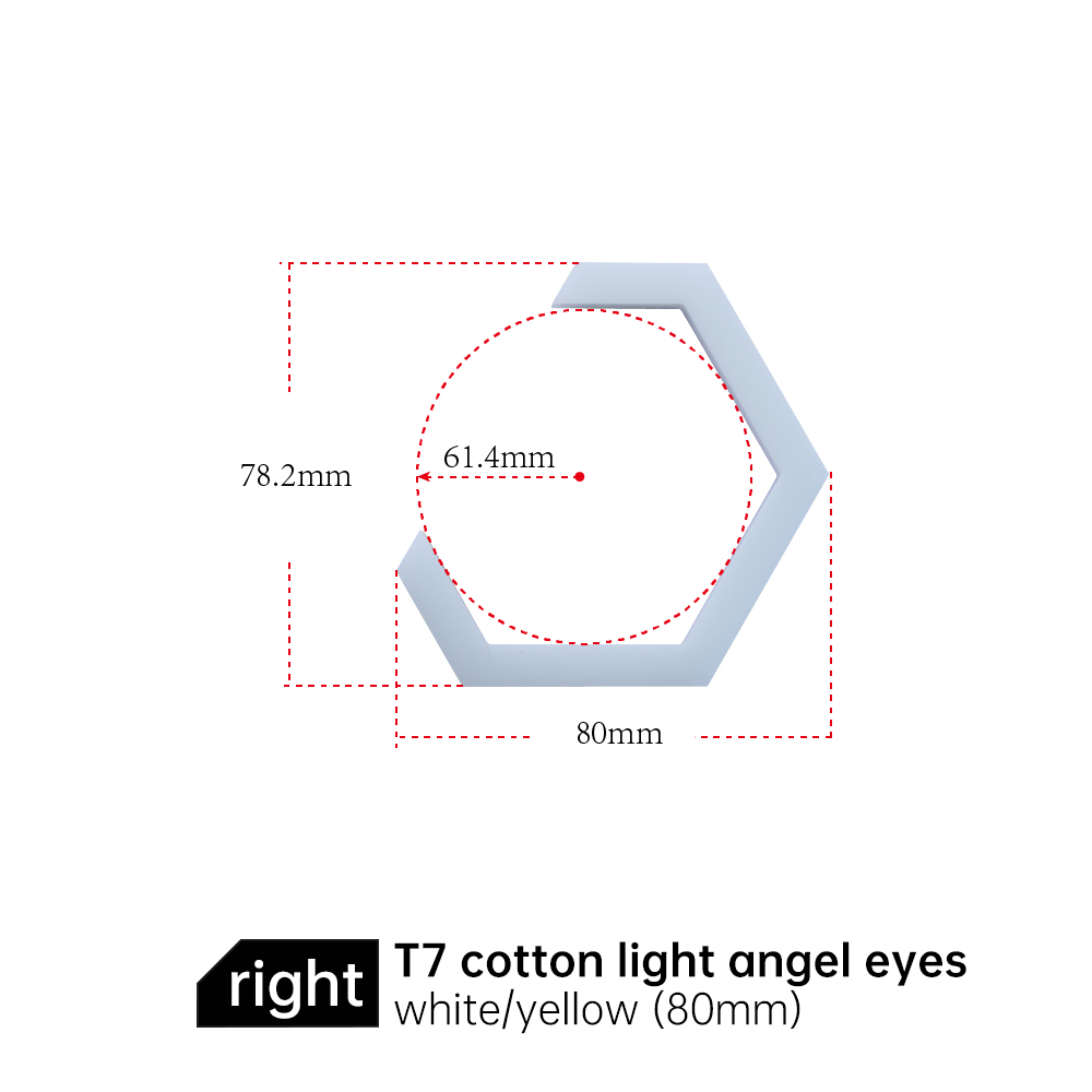 Hexagonal Angel Eyes T7-80MM