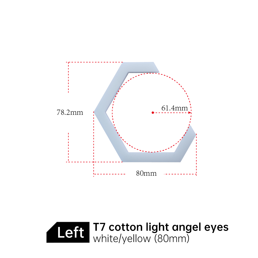 Hexagonal Angel Eyes T7-80MM