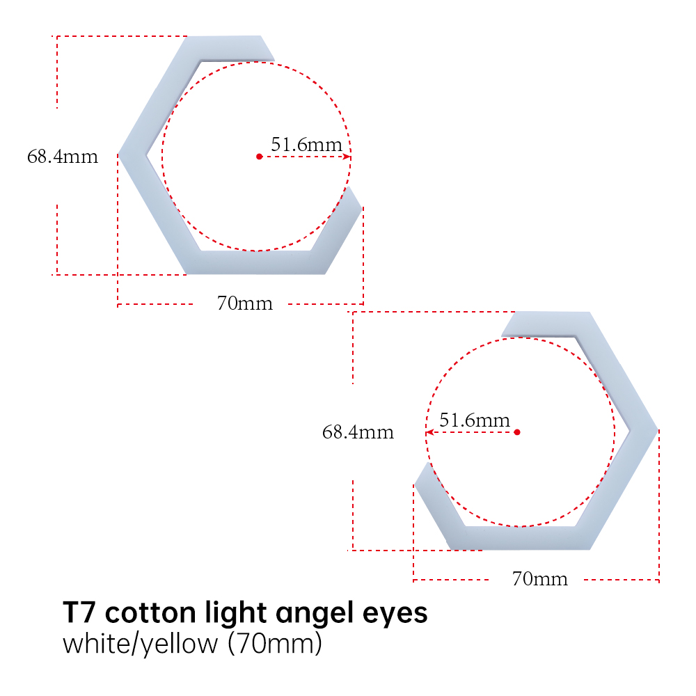 Hexagonal Angel Eyes T7-70MM