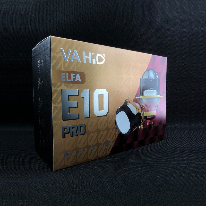 Vahid E10 Pro-Y 3.0-Inch LED Headlight Projector Lens – Ultra-Bright, Dual Reflector, Compact Design, All-Weather Performance