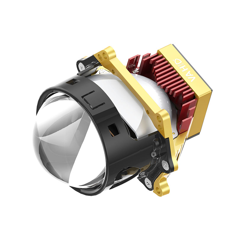 Vahid E10 Pro-Y 3.0-Inch LED Headlight Projector Lens – Ultra-Bright, Dual Reflector, Compact Design, All-Weather Performance