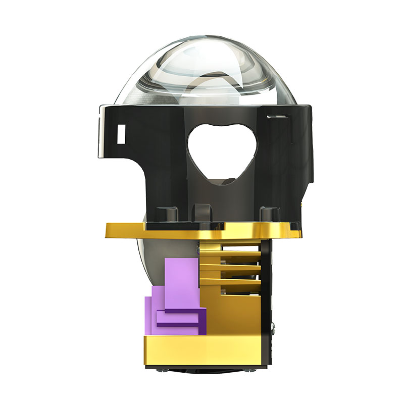 Vahid E10 Pro+ Y 3.0-Inch LED Headlight Projector Lens – Enhanced Brightness, Dual Reflector, Superior Heat Dissipation