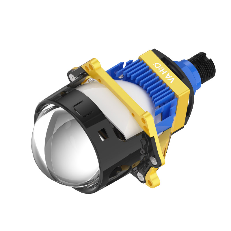 Vahid E10 Pro Max 3.0-Inch LED Headlight Projector Lens – Maximum Brightness, Triple Reflector, High-Performance Cooling System