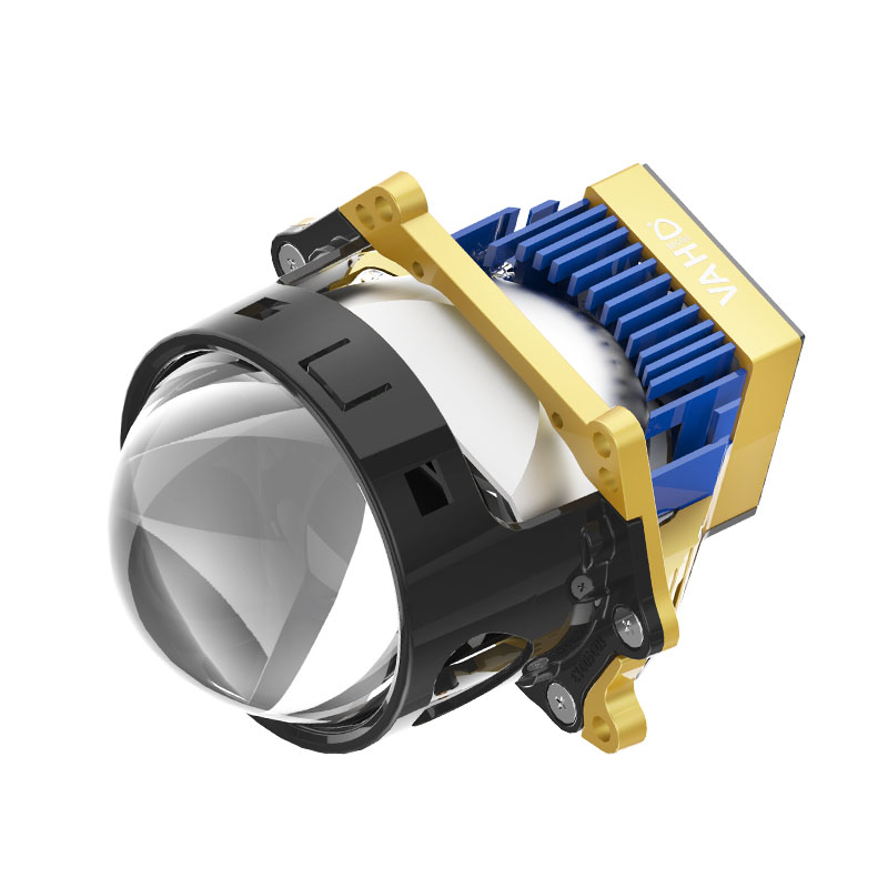 Vahid E10 Pro Max-Y 3.0-Inch LED Headlight Projector Lens – Maximum Brightness, Triple Reflector, High-Performance Cooling System