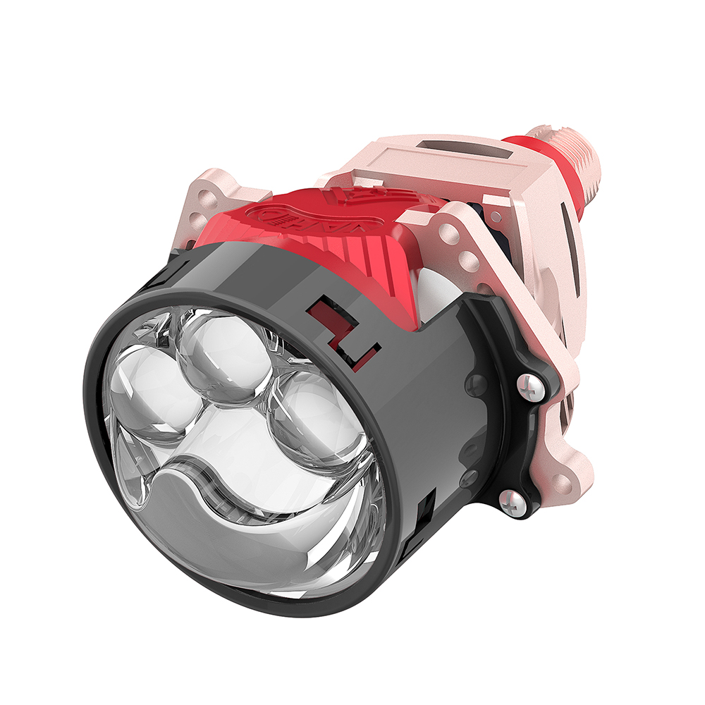 VAHID V2 3.0 Inches Bi-LED Projector for Headlight Retrofit and Upgrade, 3 Laser lenses, VAHID Brand.