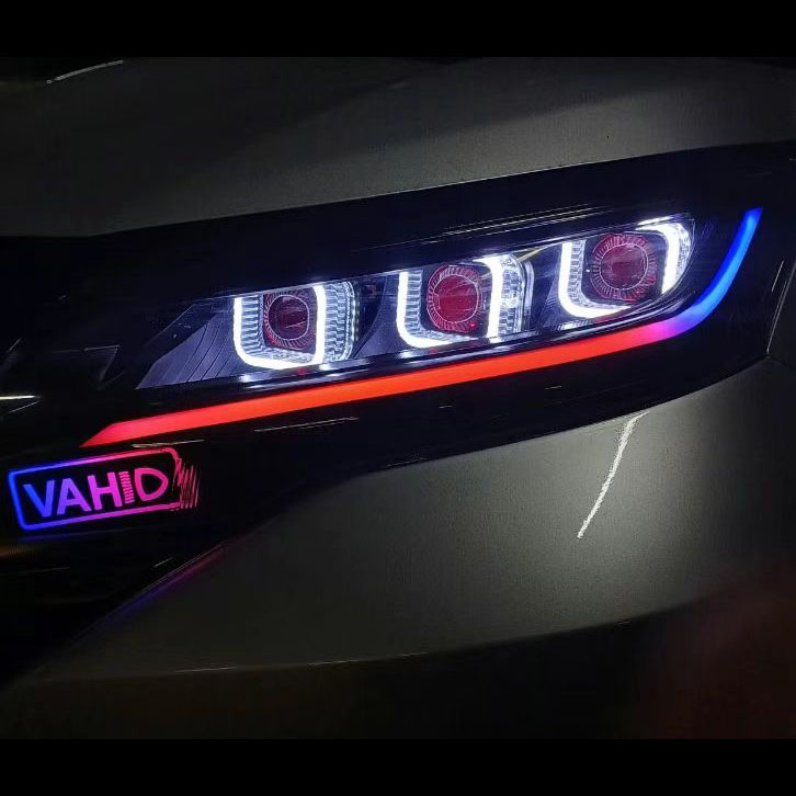 VAHID 5D Angel Eyes i5-70S, 1.5 Inches Projector Shrouds with Halos, for 1.5'' Matrix LED Projectors