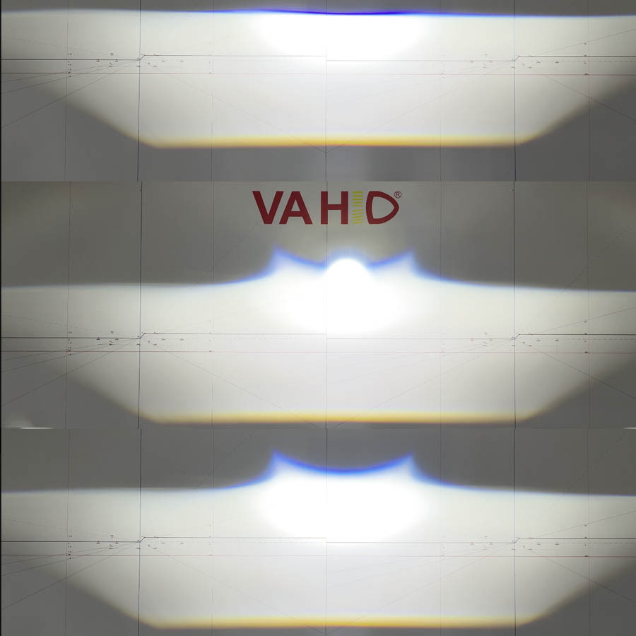 VAHID F16 3.0 Inch Three Direct LED Bi-beam Fog Projector Lens