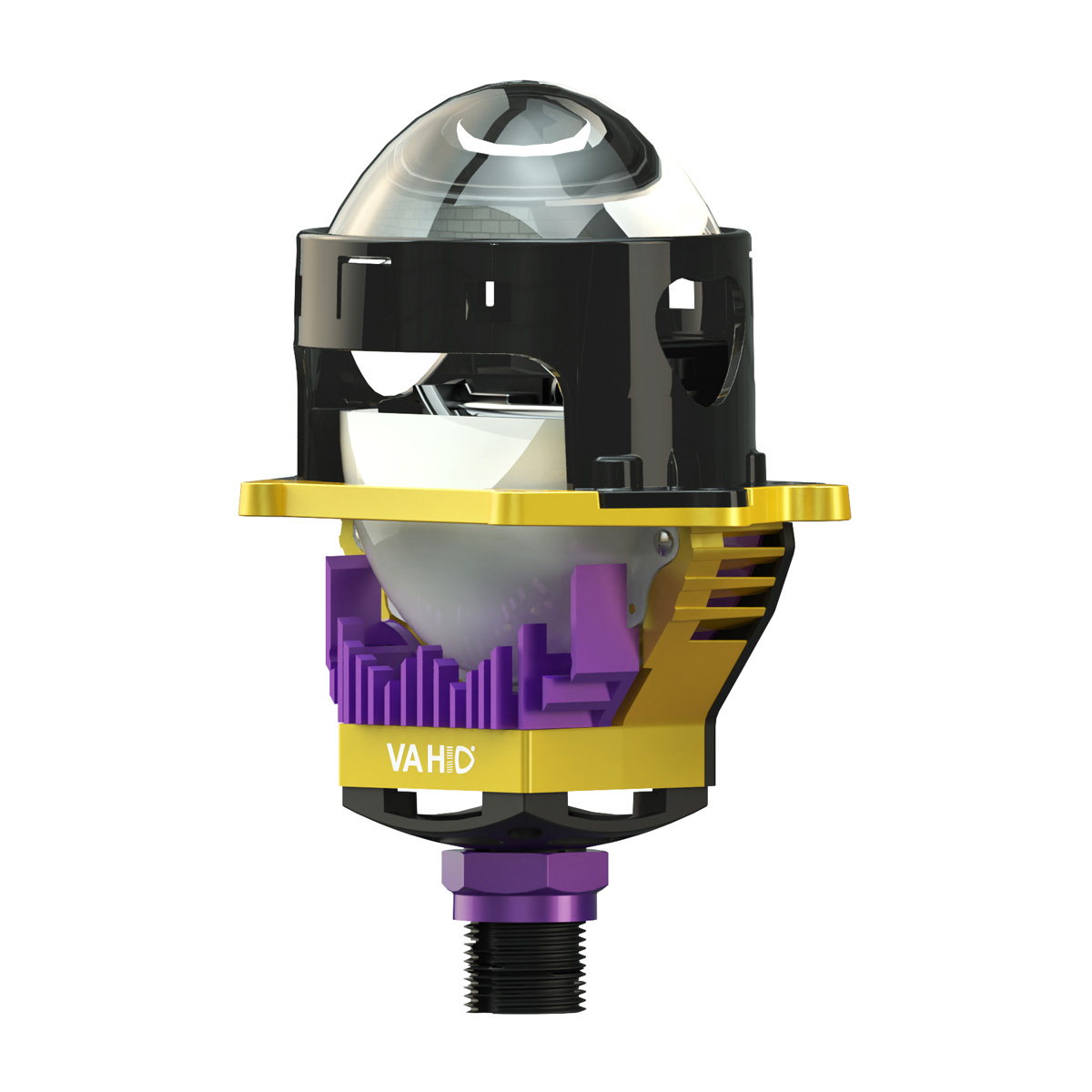 Vahid E10 Pro+T 3.0-Inch LED Headlight Projector Lens – Enhanced Brightness, Dual Reflector, Superior Heat Dissipation