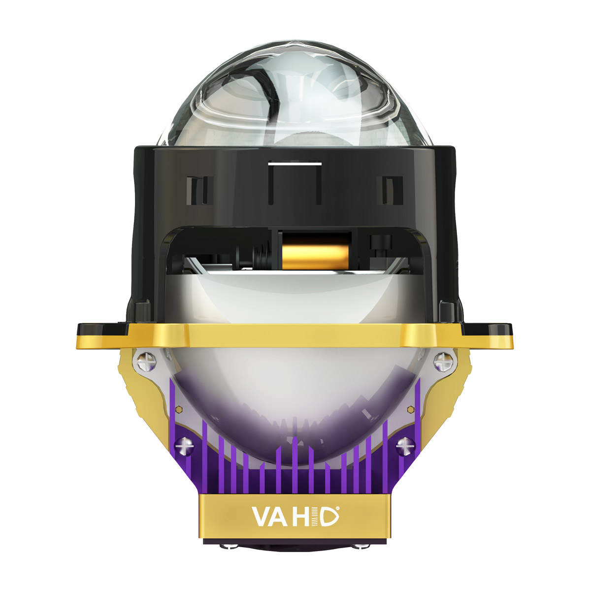 Vahid E10 Pro+ Y 3.0-Inch LED Headlight Projector Lens – Enhanced Brightness, Dual Reflector, Superior Heat Dissipation