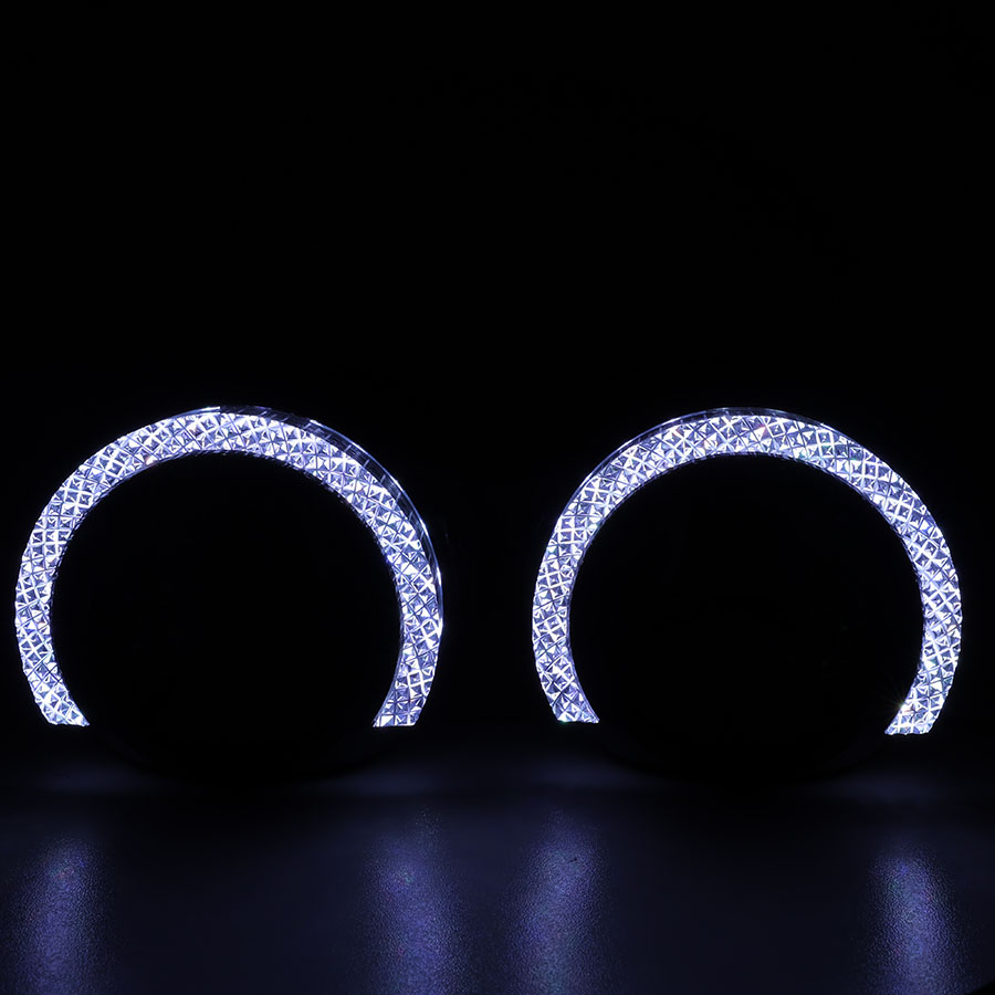 VAHID i9-C25 5D Shrouds Angel Eyes RGB Halo for Headlights DIY Retrofit Kit