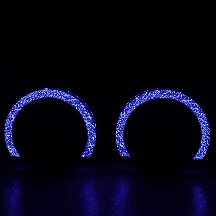 VAHID i9-C25 5D Shrouds Angel Eyes RGB Halo for Headlights DIY Retrofit Kit